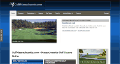 Desktop Screenshot of golfmassachusetts.com